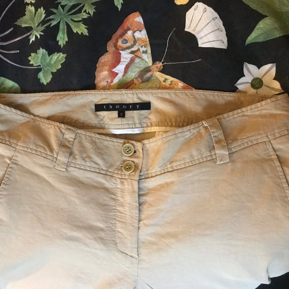 Theory Linen Blend Pants - Picture 7 of 8